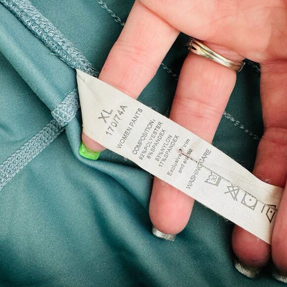 Women’s Blue Sheer Skirt With Built In Shorts And Tie Waist Size XL - Picture 7 of 8